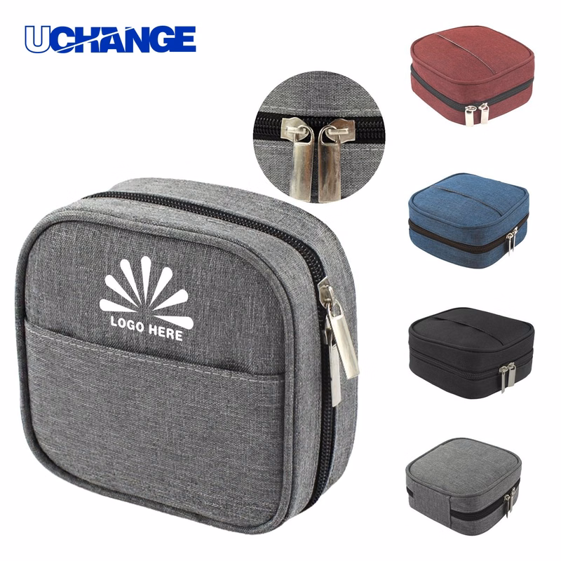 Compact Travel Tech Organizer Pouch