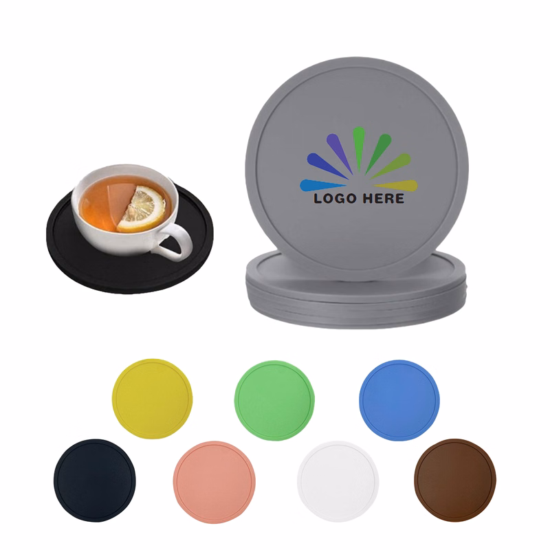 Solid-Color Portable Silicone Cup Holder
