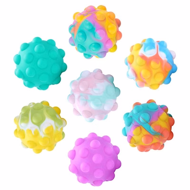 Silicone Push Bobble Fidget Stress Ball
