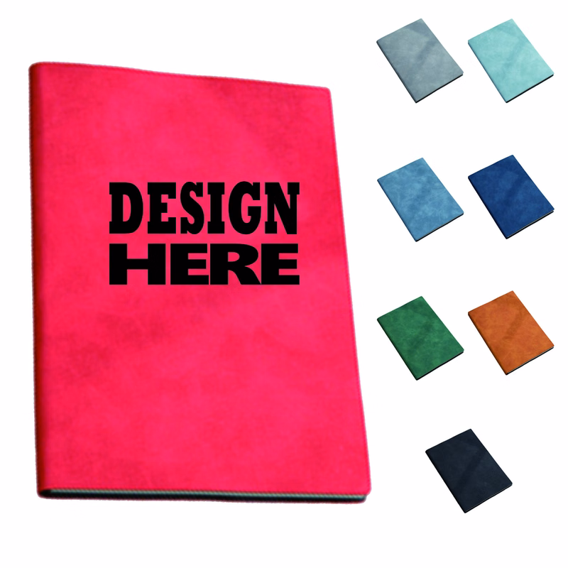 MOQ 50 A5 Pu Leather Notebook Full Color