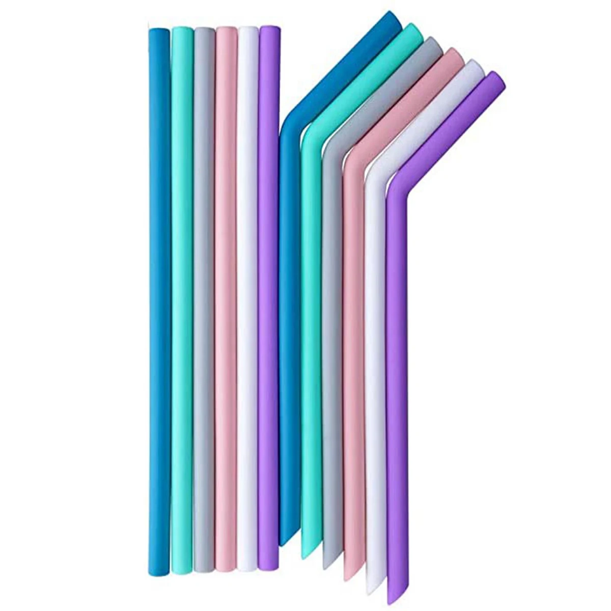 Silicon Reuse Straws 1