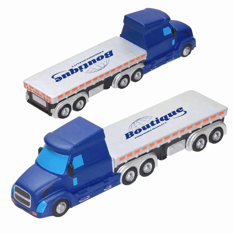 Custom Branded Semi Flatbed Truck Stress Reliever