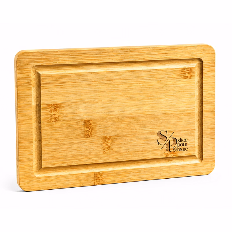 9 1/16" x 6" Small Bamboo Cayman Cutting Board