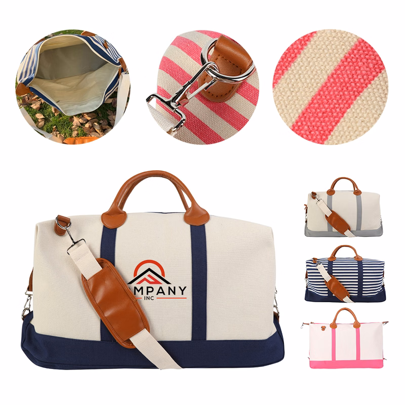 Canvas Duffel Bag with Polyester Lining