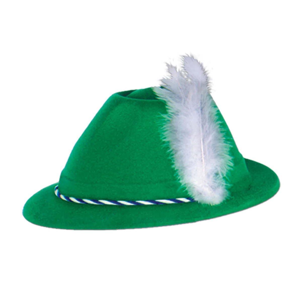 Green Velour Tyrolean Hat 1