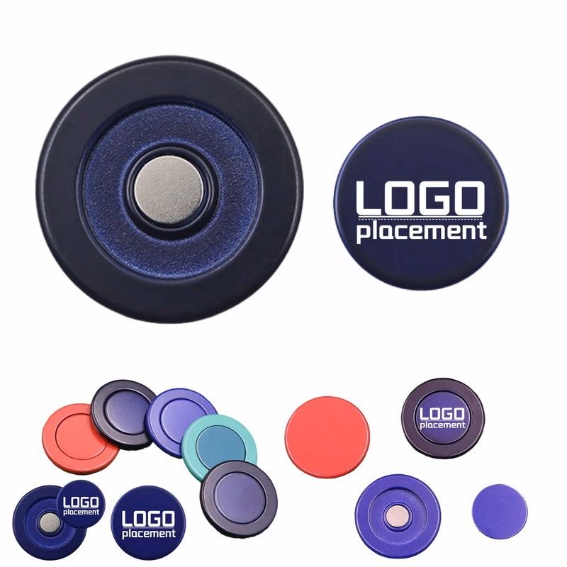 Golf Metal Ball Marker Mark Hat Clip