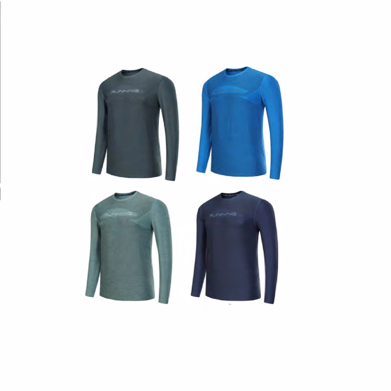 Men's Running Long Sleeve T-Shirt - Stock Style 9