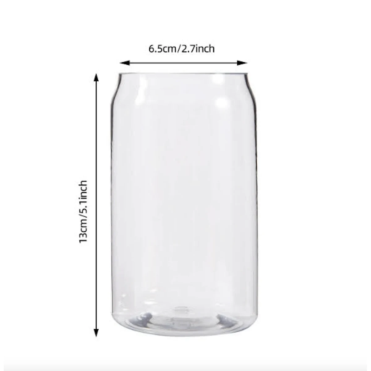 16 oz. Acrylic Can Shaped Beer Glasses 1