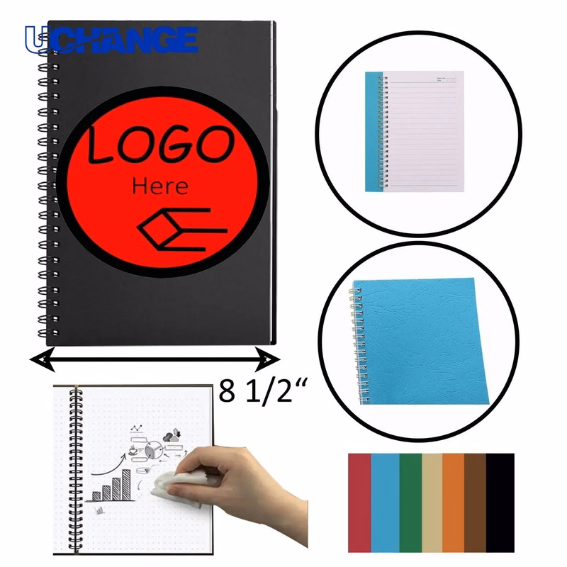 A4 Reusable Erasable Spiral Notebook