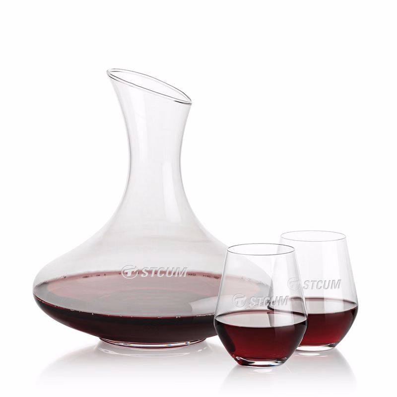 Innisfil Carafe & Reina Stemless Wine