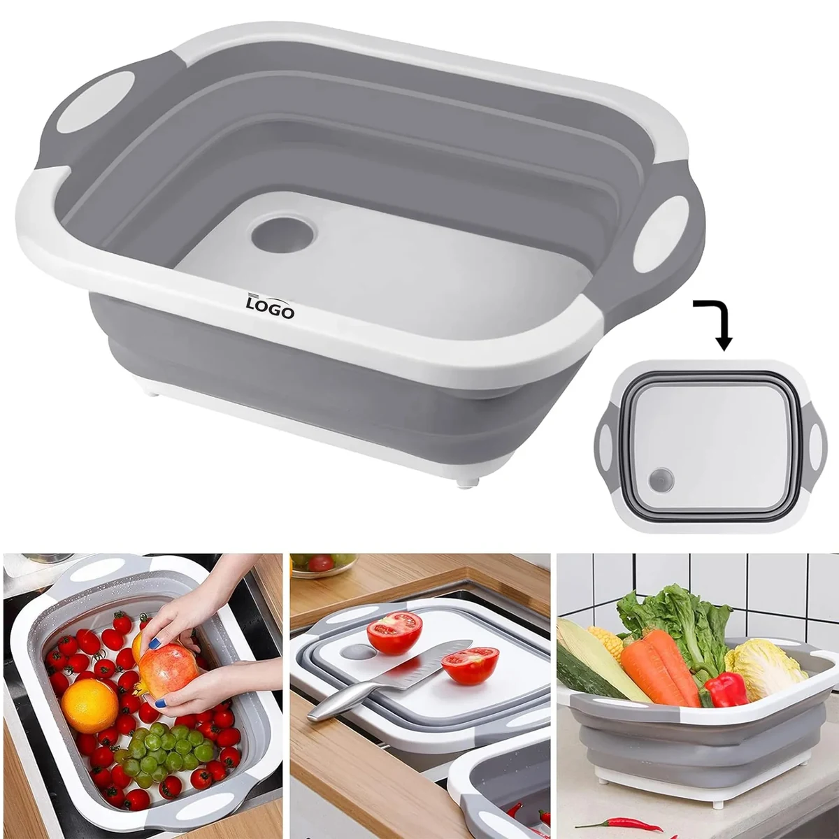 3 In 1 Foldable Cutting Board 1