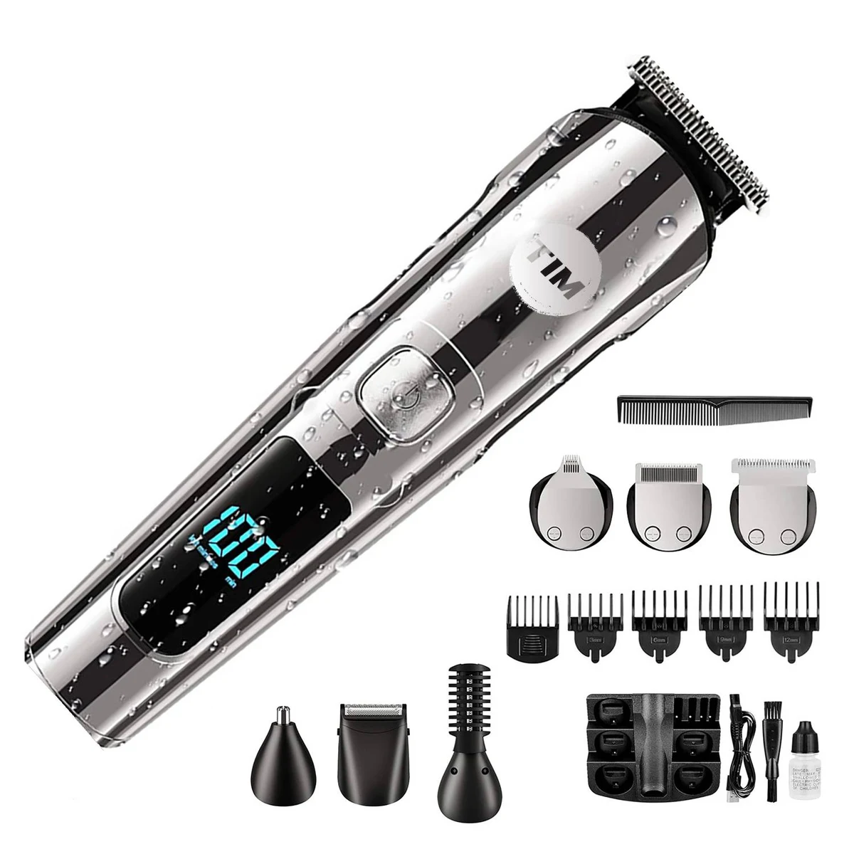 Electric Hair And Beard Trimmer Set 1