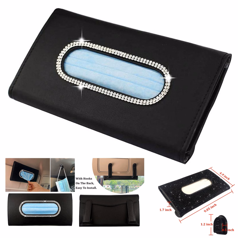 Car Sun Visor Tissue Box Holder