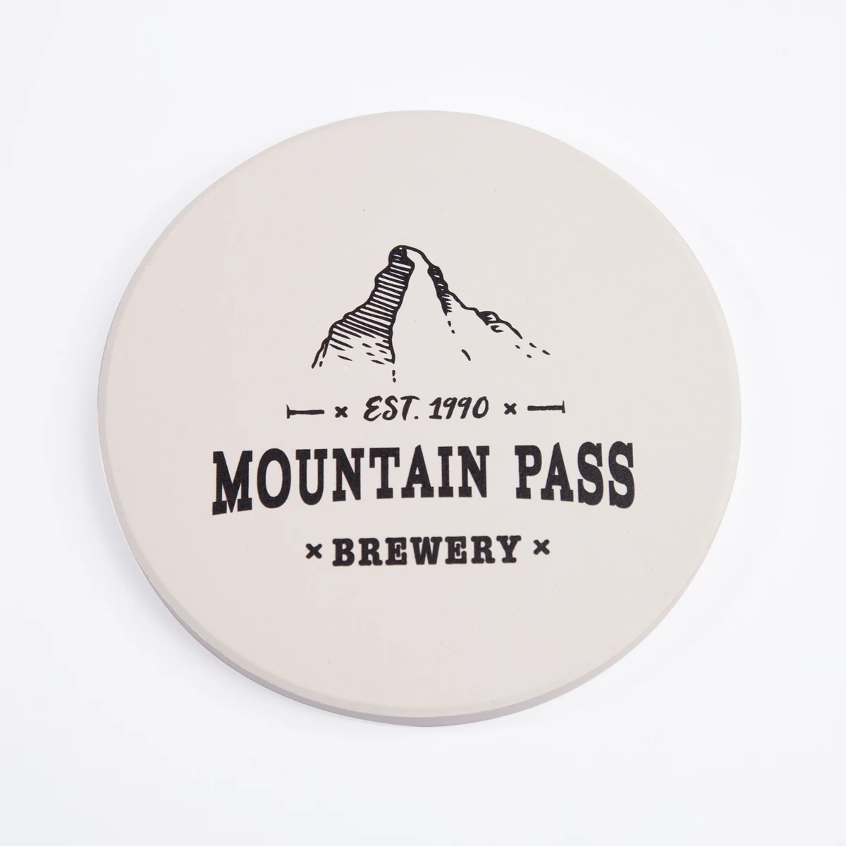 Round Ceramic Coaster (1 Color Imprint) 1