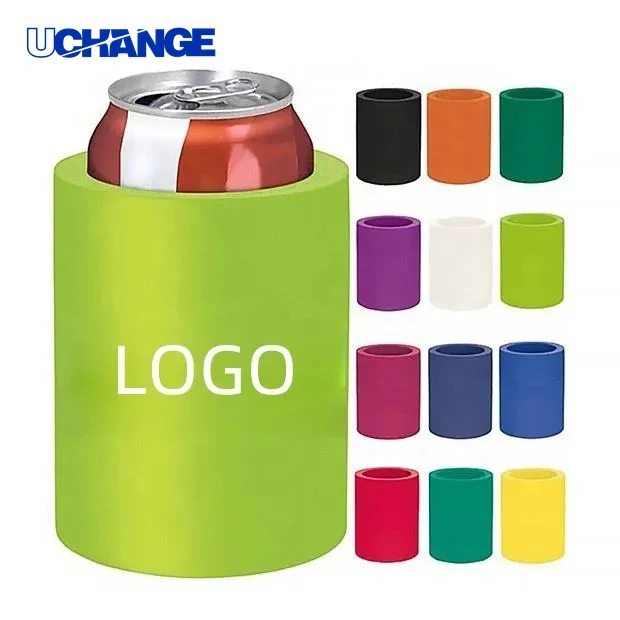 Can Cooler Sleeve for Drink Insulation at Events & Outdoor Activities, custom koozie with logo imprint 1