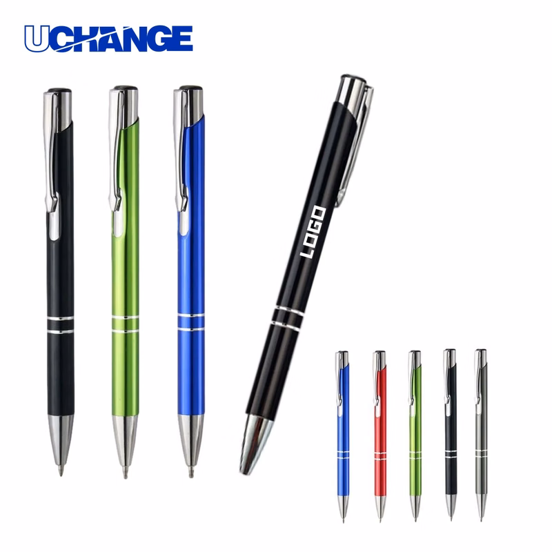 Office Double Ring Metal Ballpoint Pen