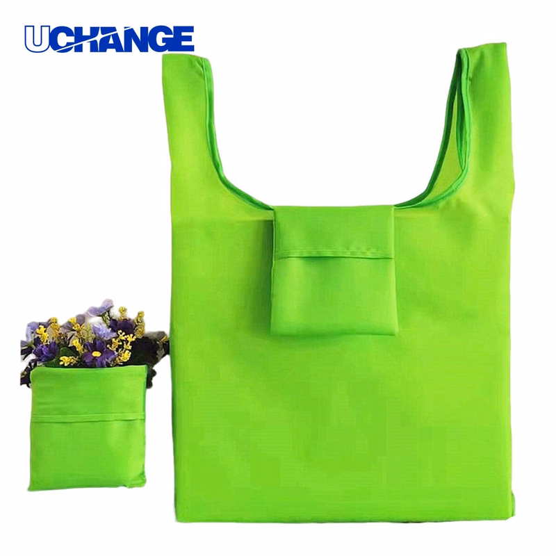 210D Oxford Folding Shopping Tote Bag Carrier 20.9 x 15 Inches