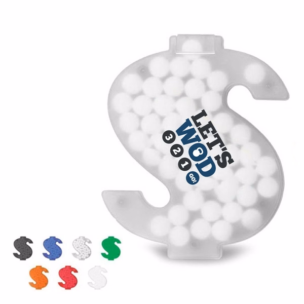 Dollar Sign-Designed Card-Encased Mints