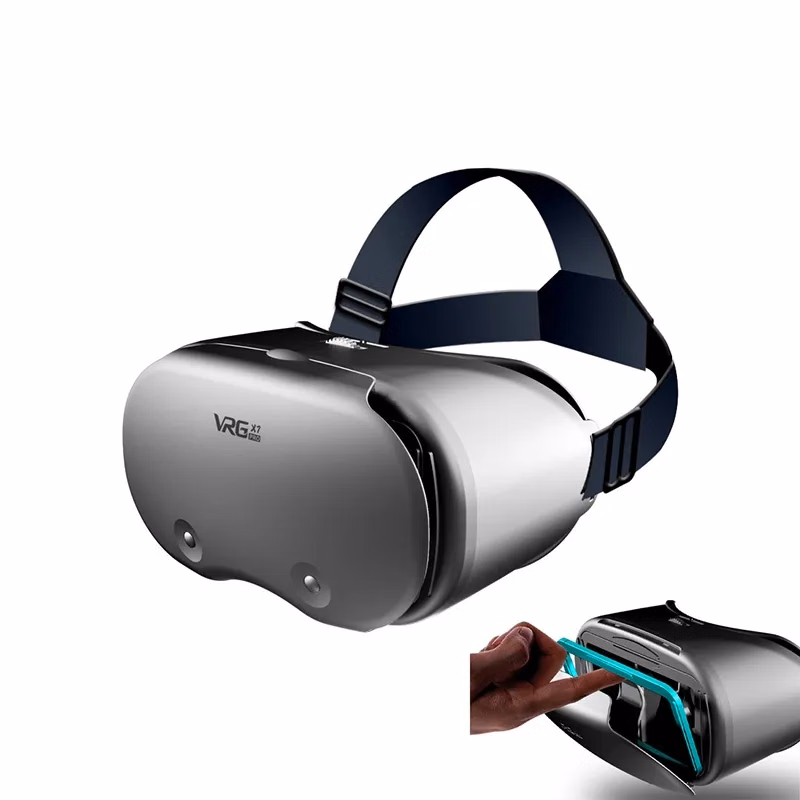 Virtual Reality Headset Glasses with Adjustable Screen Headb