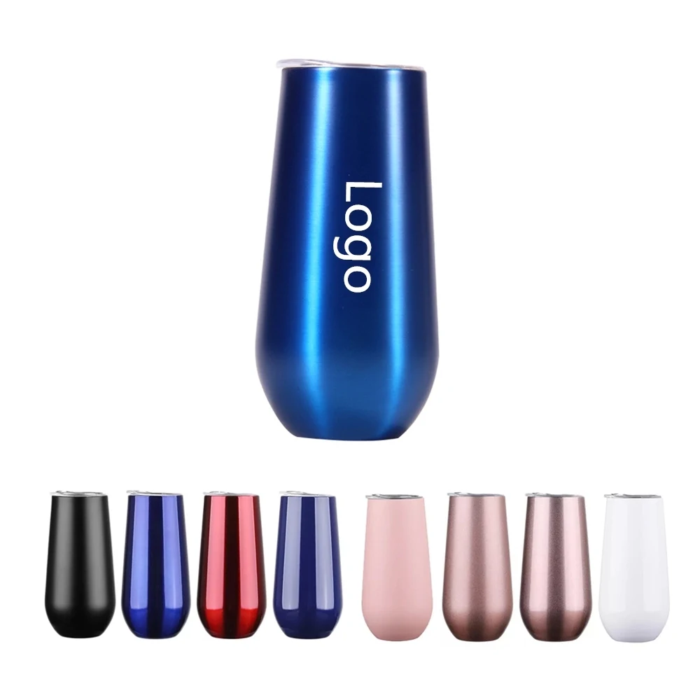 6 Oz. Double Wall Stainless Steel Wine Tumbler 1