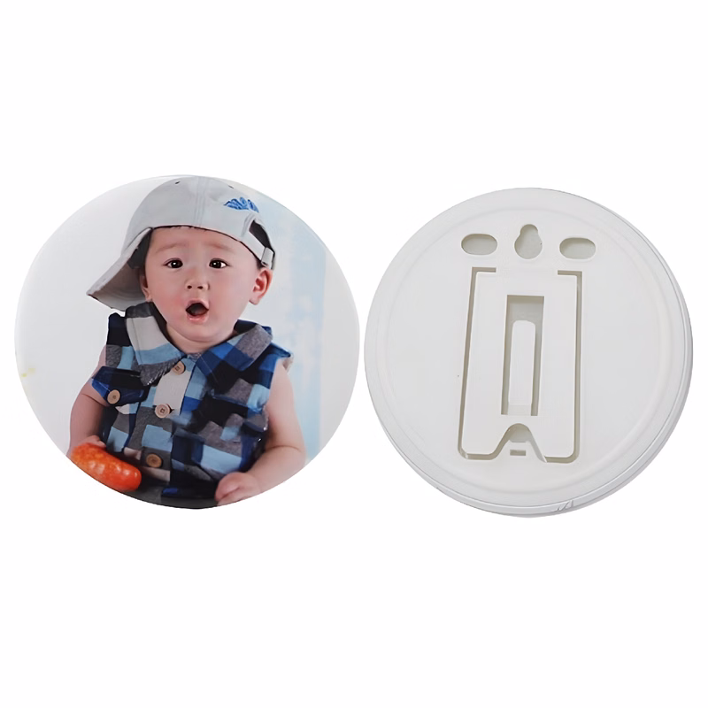 2.95" Full Color Round Tin Photo Stand