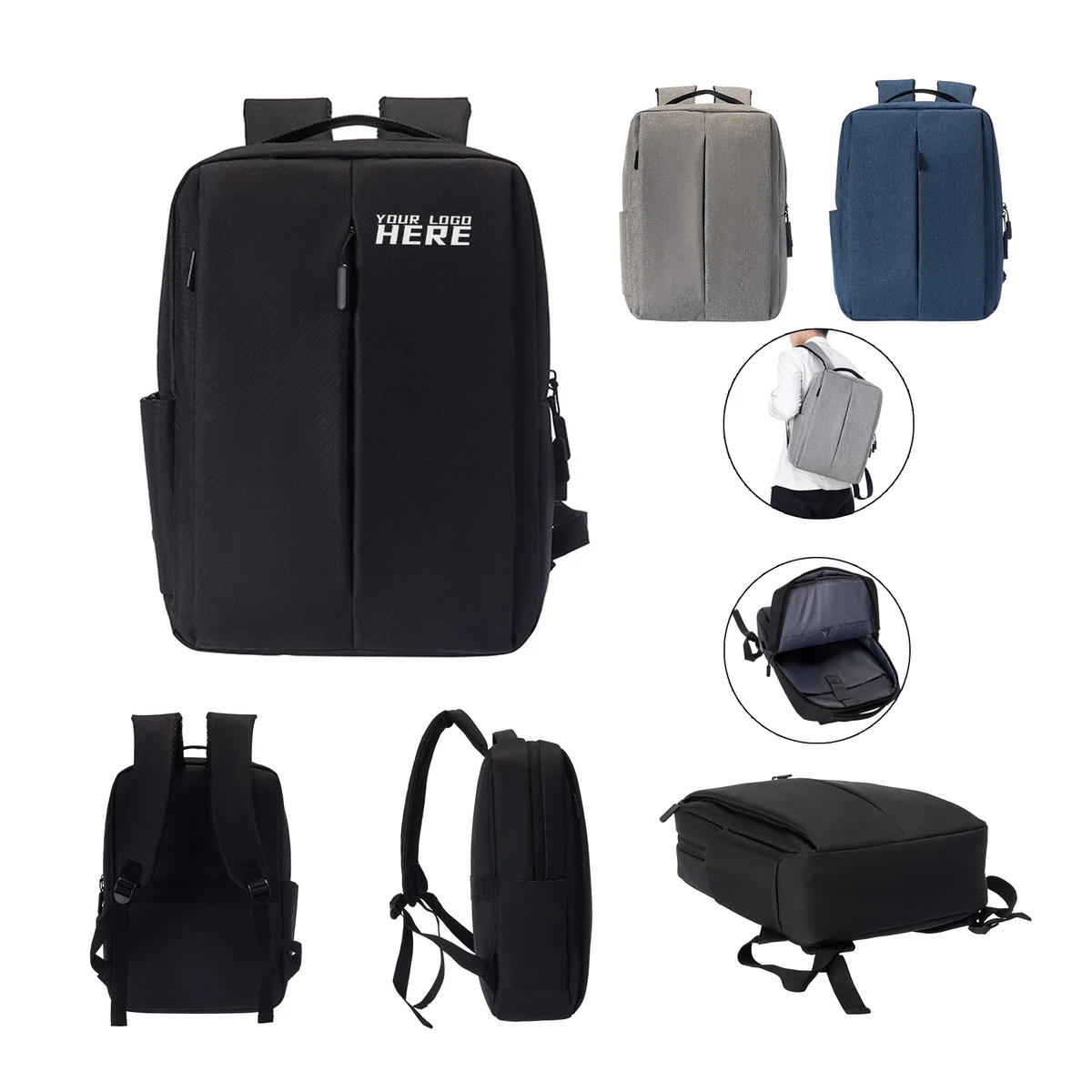 Men's Travel Laptop Backpack 1