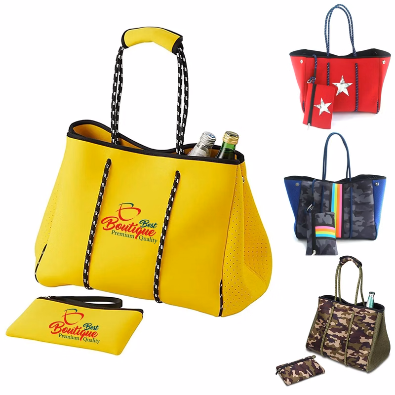 Waterproof Neoprene Shoulder Beach Tote Bag