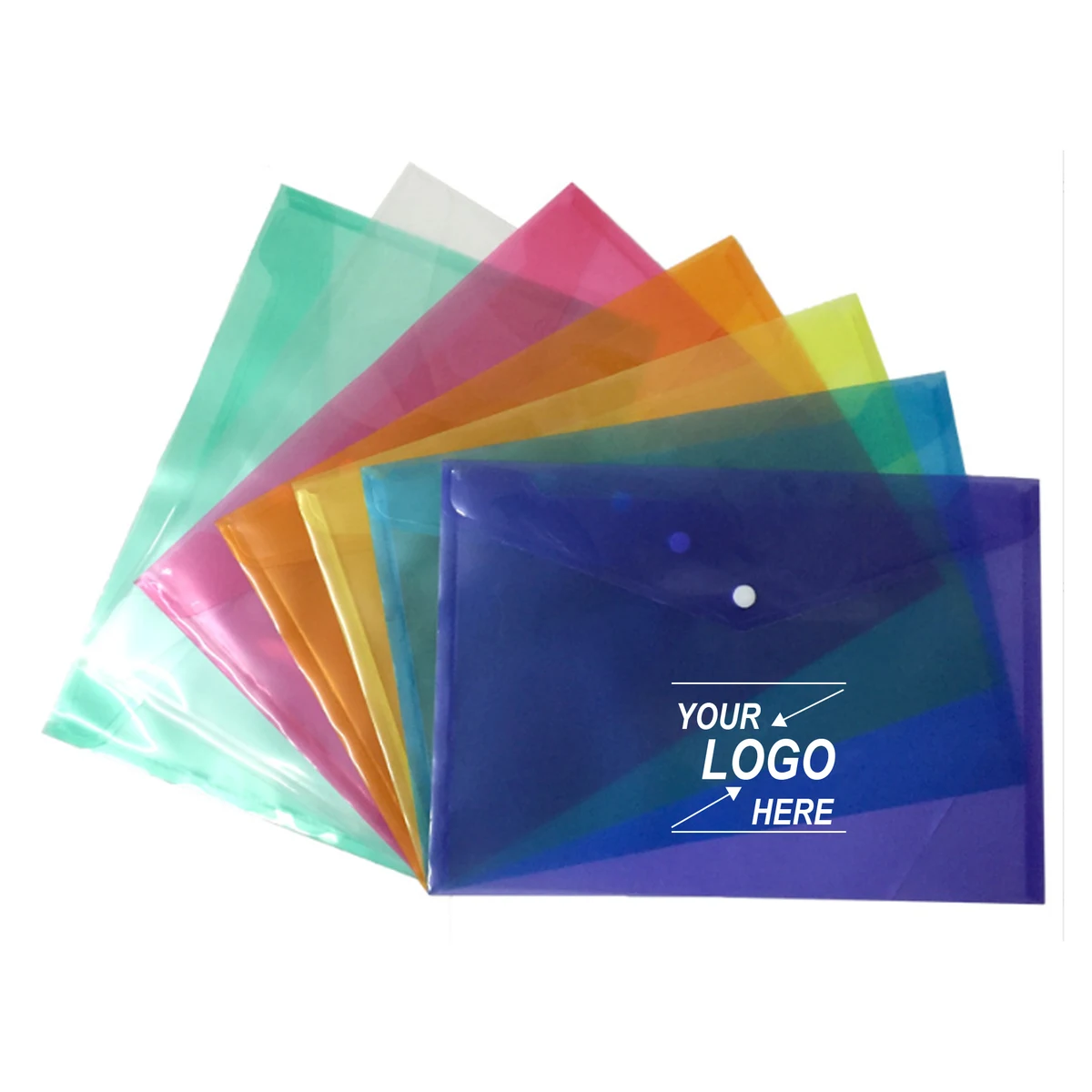 Clear Plastic Snap Closure Envelope 1