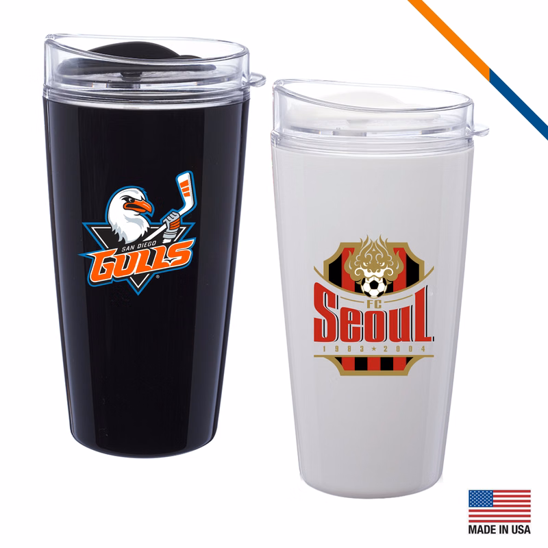 Serio Plastic Coffee Tumbler - 16 OZ.