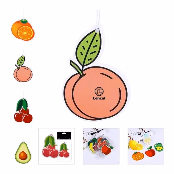 Custom Paper Hanging Air Fresheners, Die-Cut Shape — Full-Color Auto & Home Promo