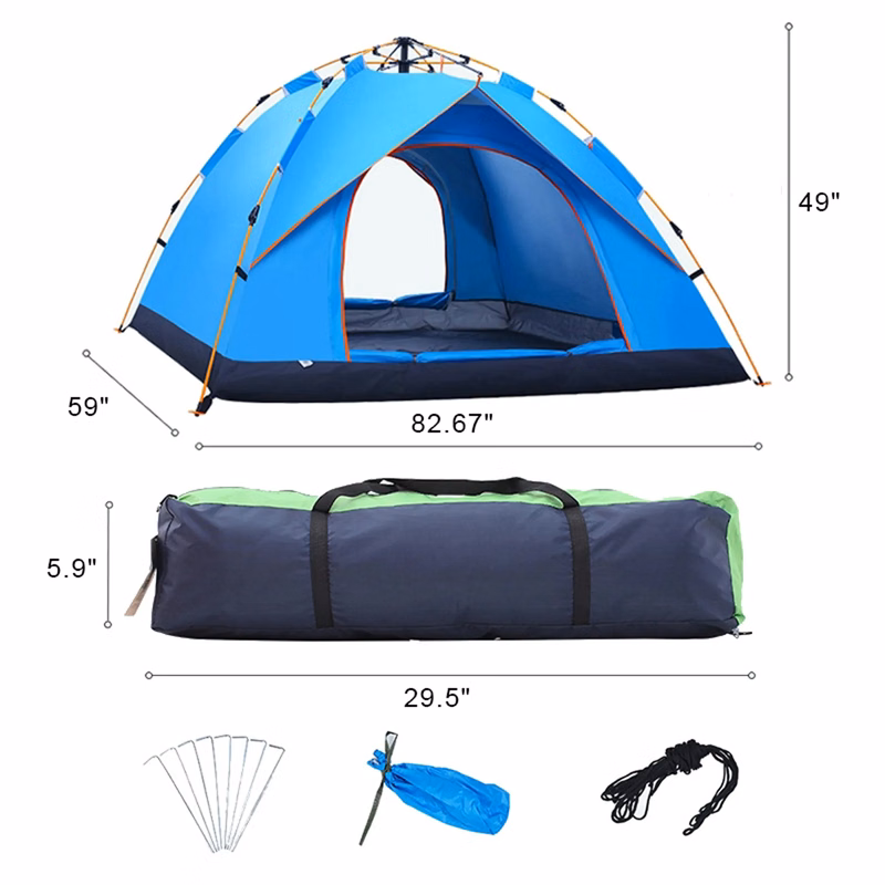 Outdoor Automatic Camping Tent MOQ 10PCS