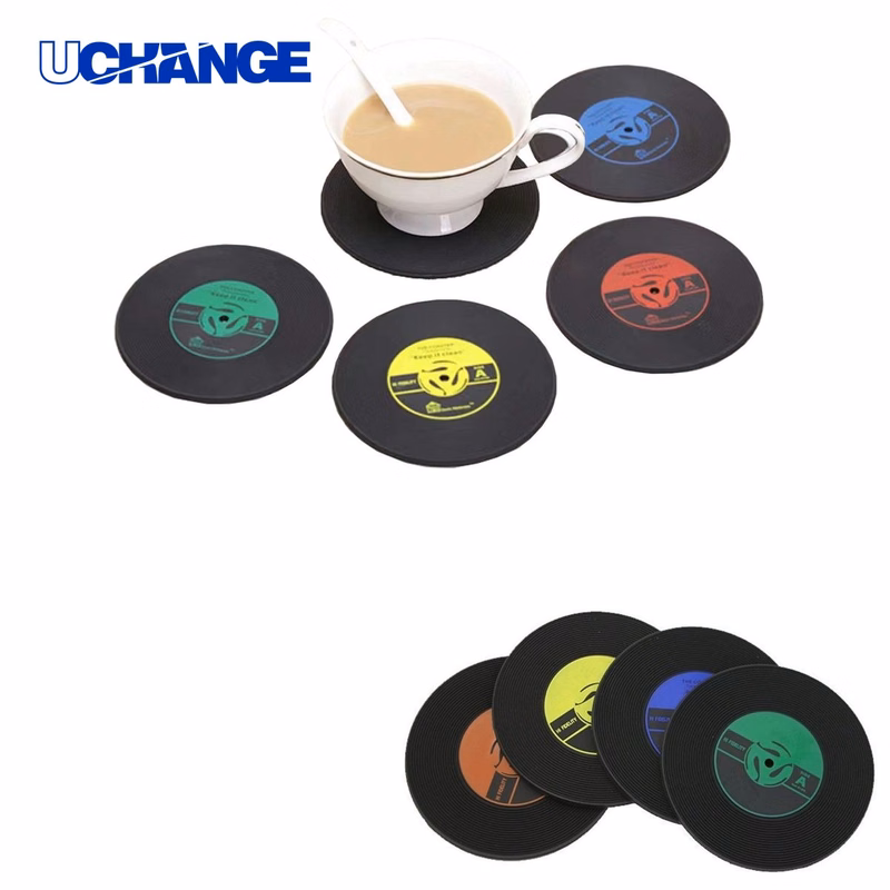 Vintage Vinyl Record Coaster Mat