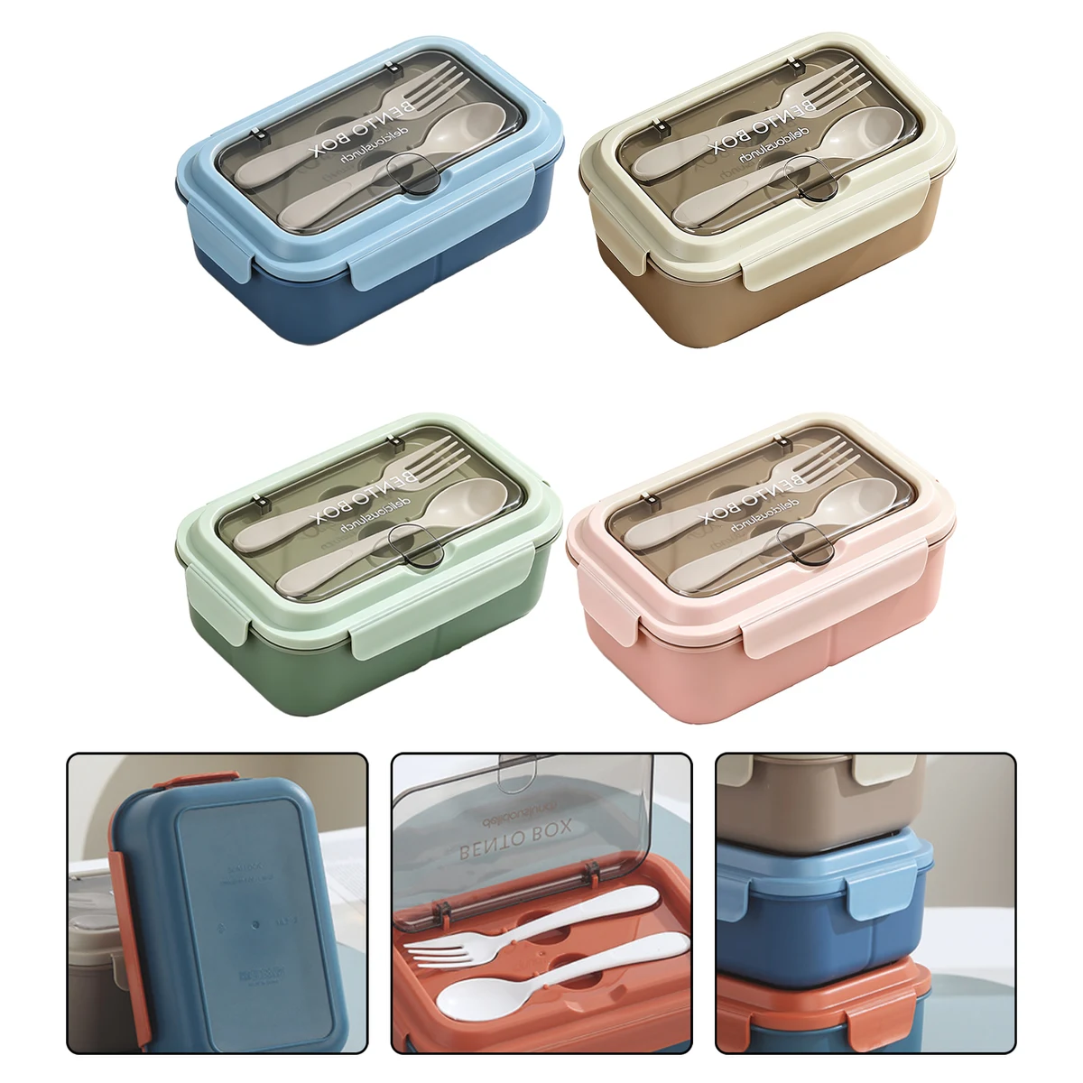 Microwave Safe Compartment Bento Box 1