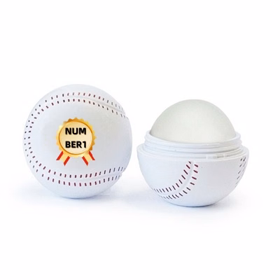 Baseball Lip Balm Ball Moisturizer Container