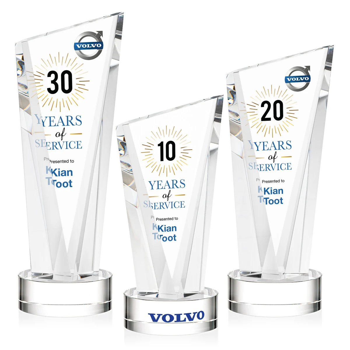 Plymouth VividPrint™ Award on Stanrich Base - Clear 1