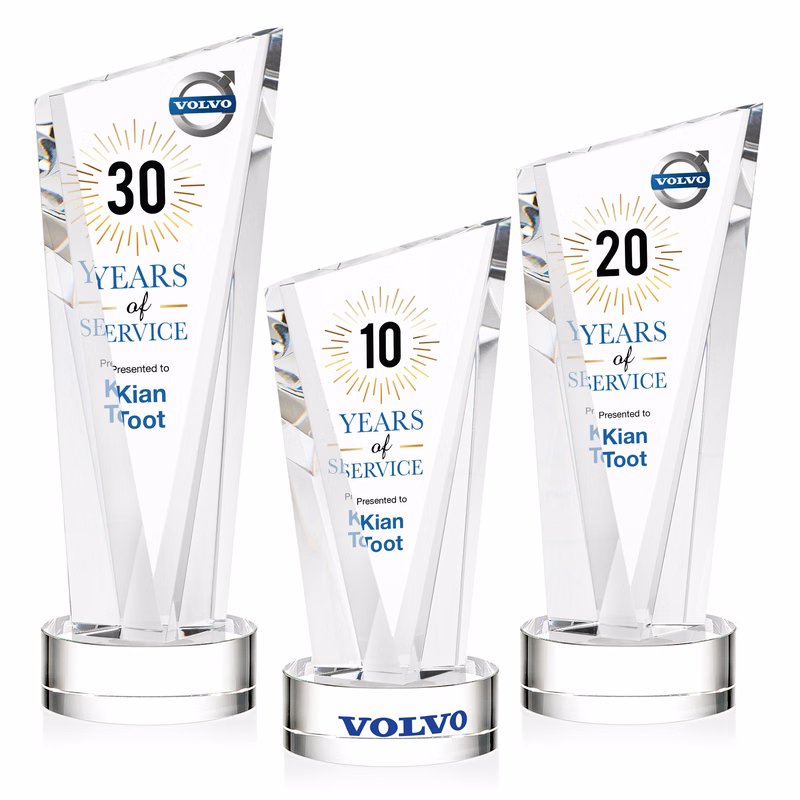 Plymouth VividPrint™ Award on Stanrich Base - Clear