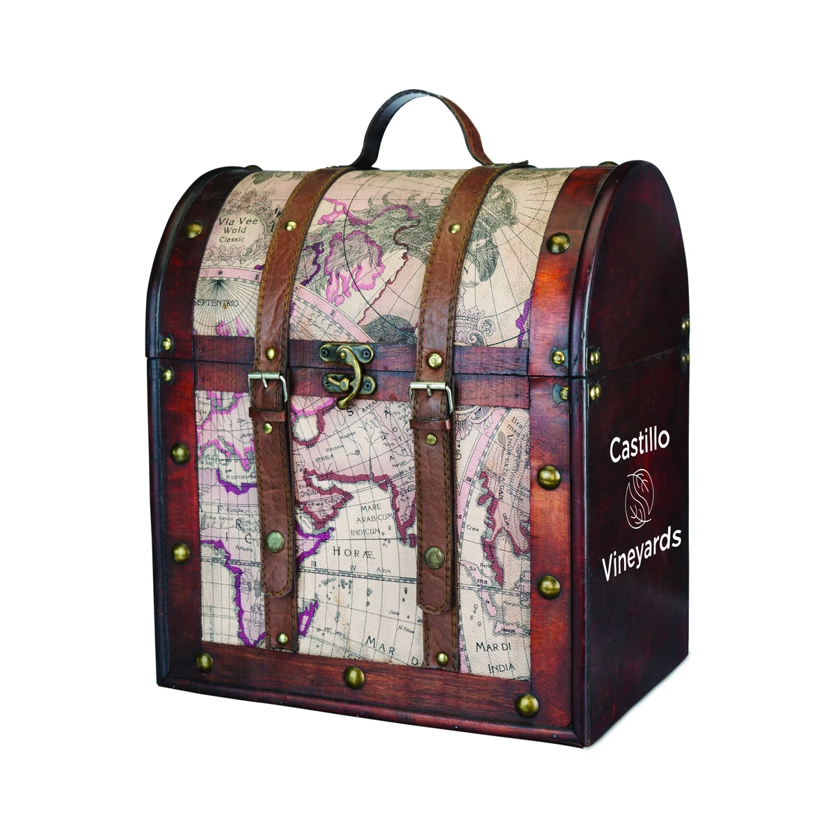Twine Living® 6 Bottle Old World Wine Box 1