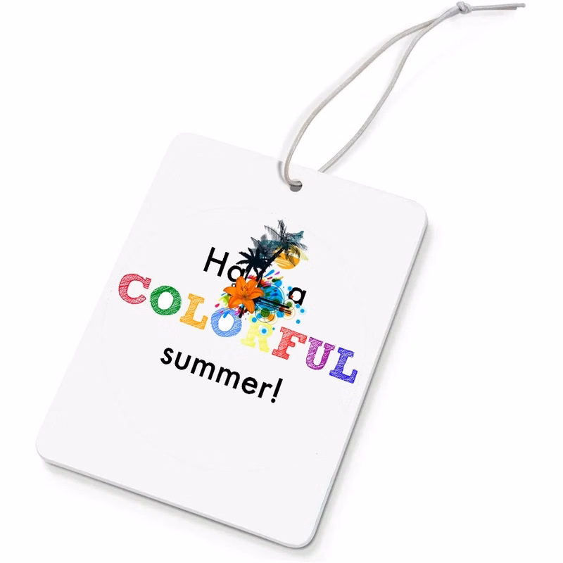 Paper Car Air Freshener - Rectangular
