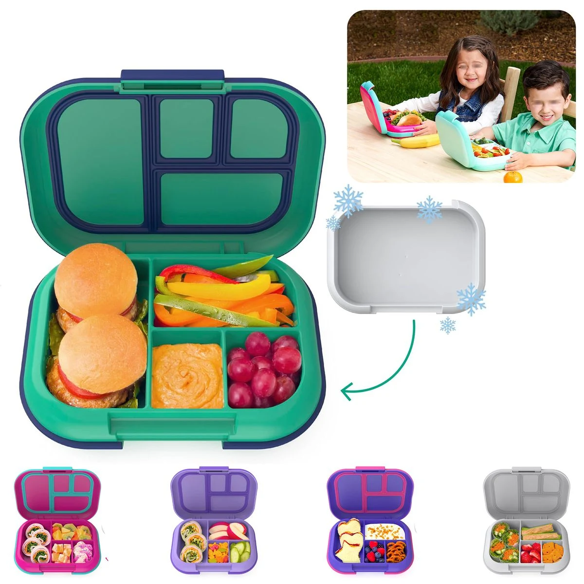 Kids Chill Leakproof Lunch Box 1