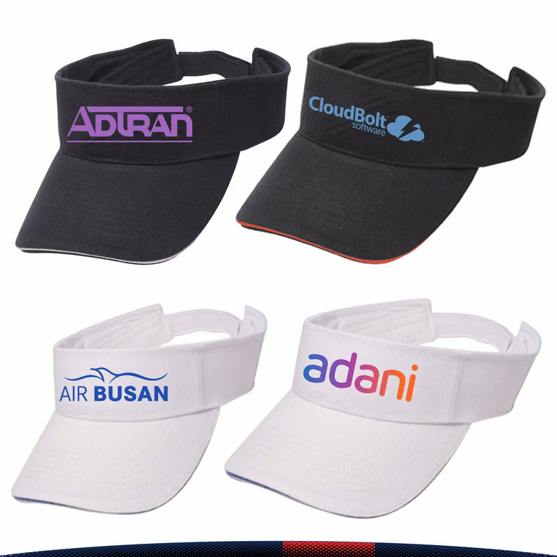 Solid Color Sandwich Visors