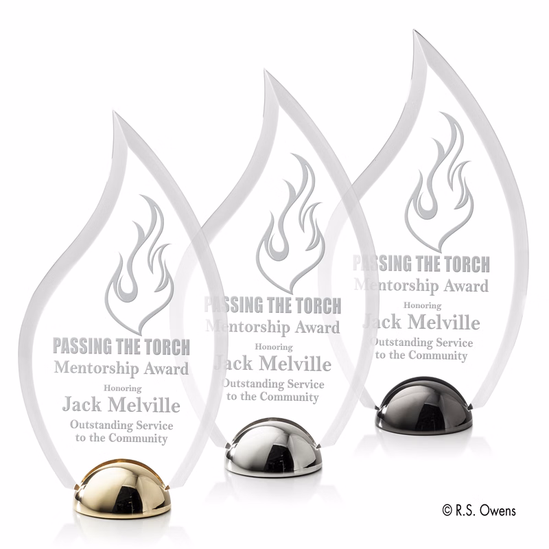 Vulcan Hemisphere Award - Laser Engraved
