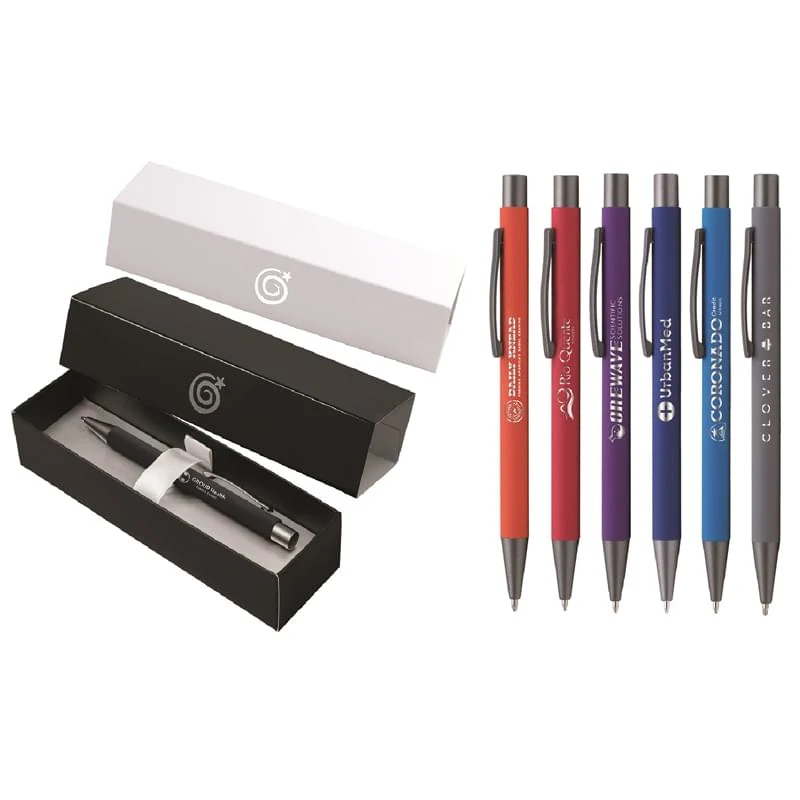 Bold Softy in Premium Gift Box - Laser Engraved - Metal Pen 1