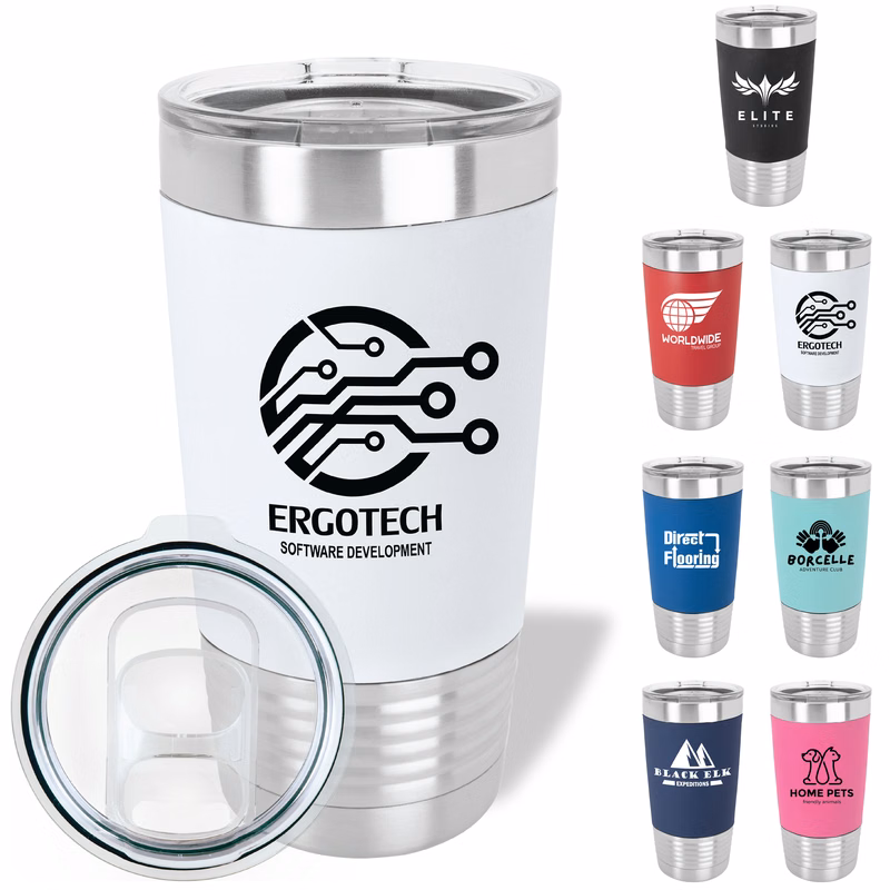 Polar Camel 20oz Silicone & Stainless Steel Tumbler
