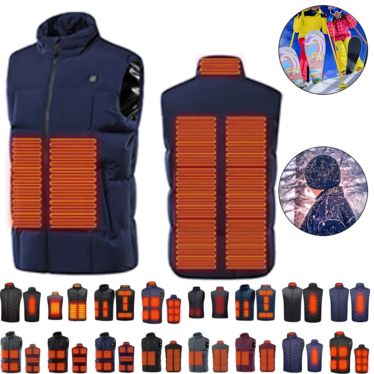 New Upgraded Heated Vest 1