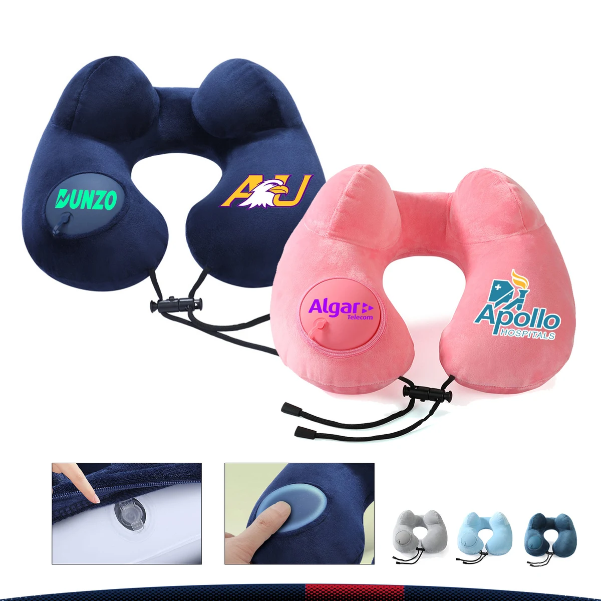 Dual-Hump Inflatable Pillow 1