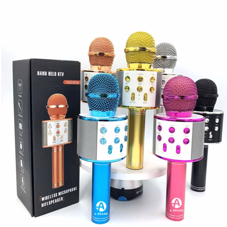 Wireless Bluetooth Karaoke Microphone with Disco Ball