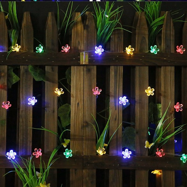 Holiday Decorations Multi Color Solar Strings Lights