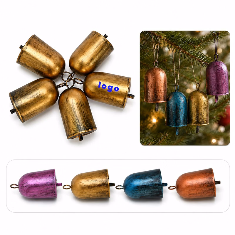 Gold Plated Christmas Bell Ornament