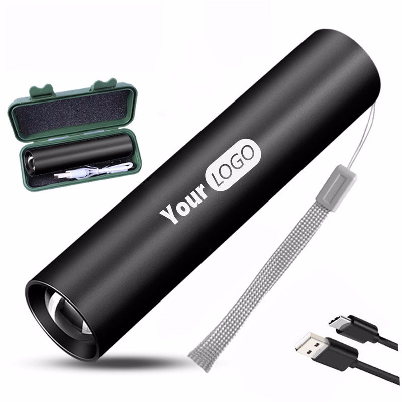 Alloy Logo-Ready Strong LED Flashlight