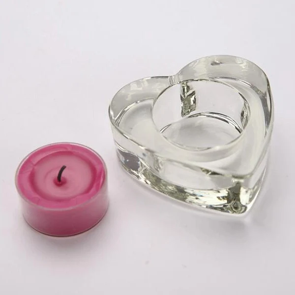 Heart Shaped Crystal Candle Holder 1